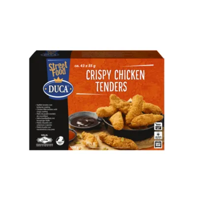 Duca Crispy ChickenTenders doos voorkant