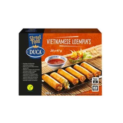 loempia's pak staand voorkant