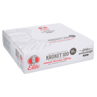 Elite rundvleeskroketten doos bovenkant