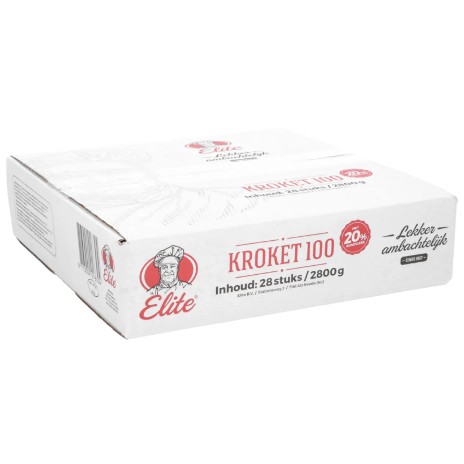 Rundvleeskroketten doos voorkant