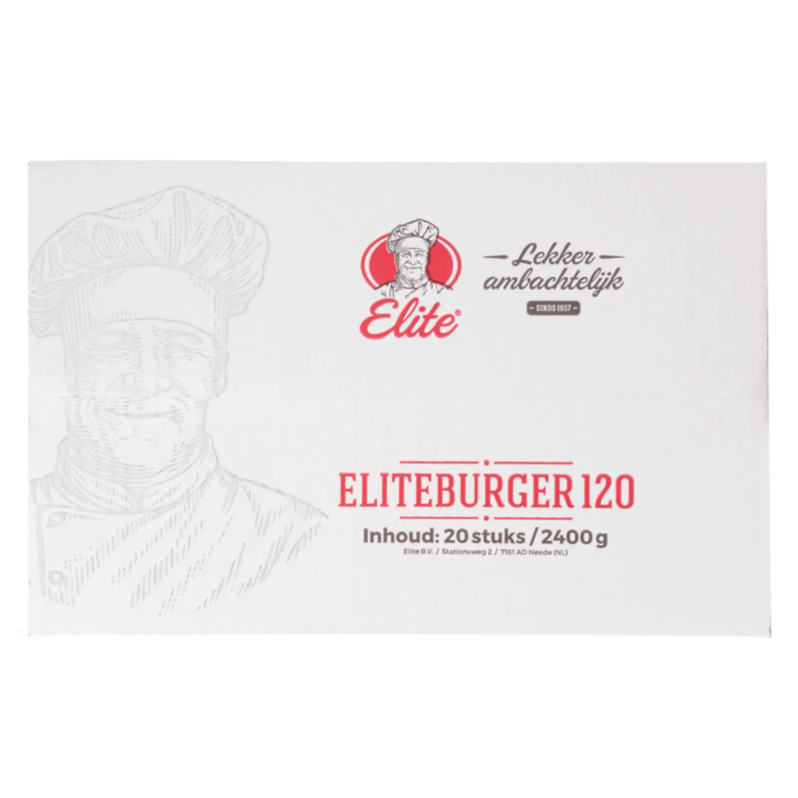 Eliteburger doos bovenkant