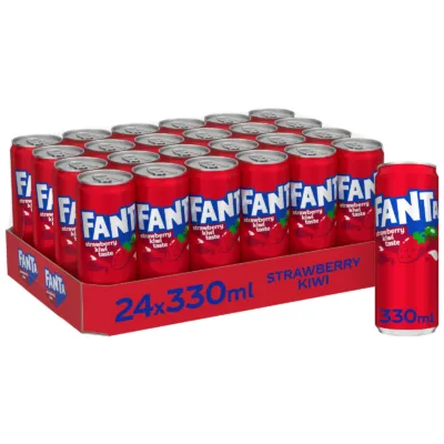 Fanta tray strawberry kiwi voorkant
