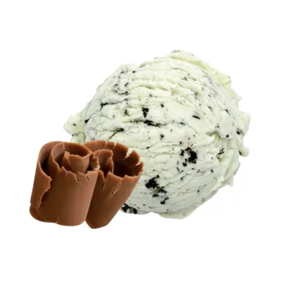 Stracciatella schepijs bolletje voorkant