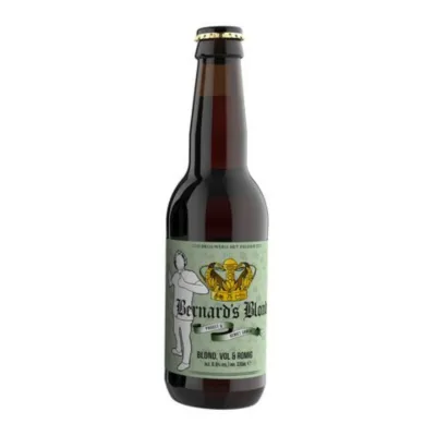 Bier flesje staand Blond voorkant