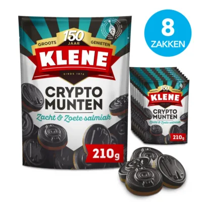 Klene Cryptomunten (8×210 gram)