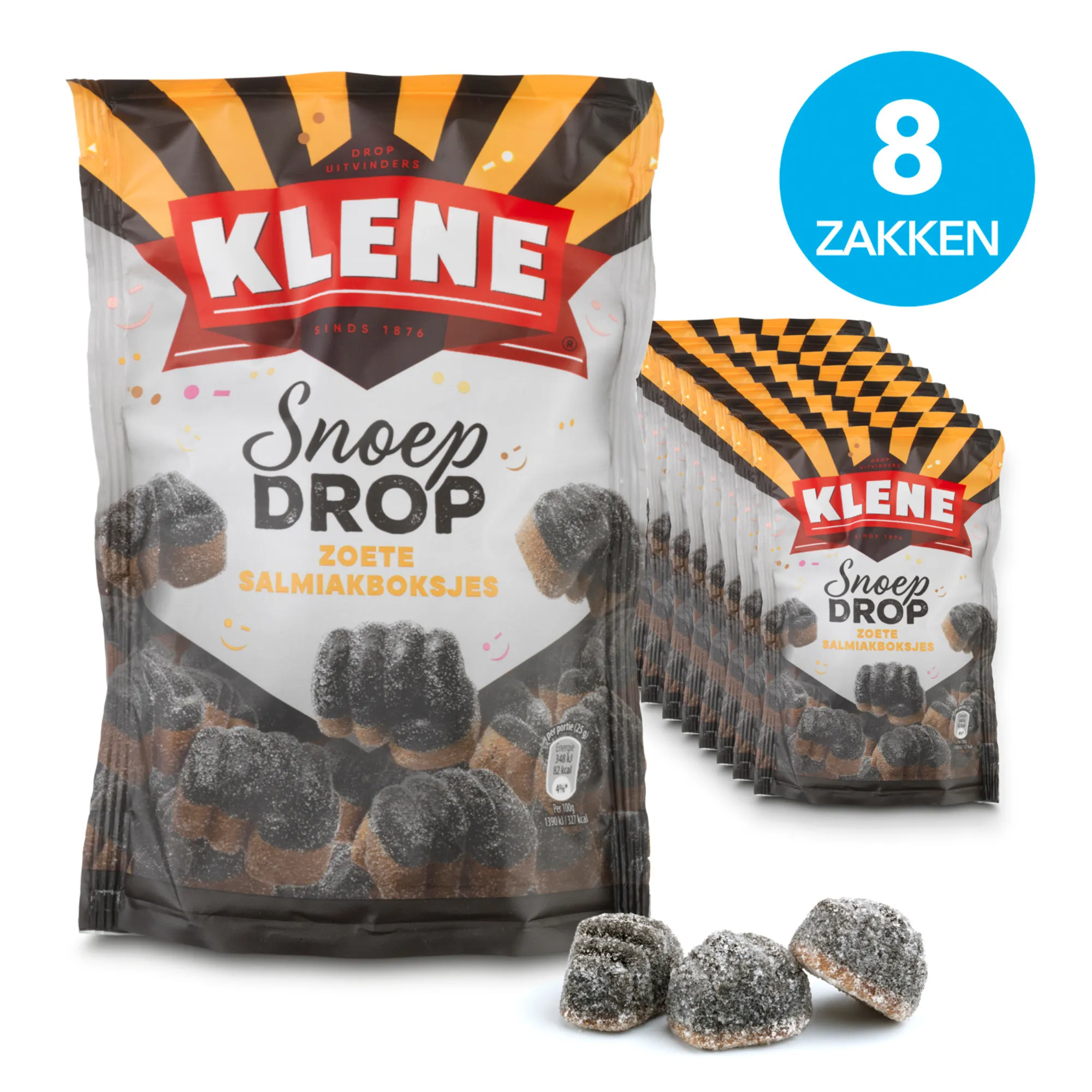 Klene Salmiakboksjes (8x 200gr)