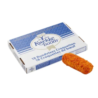 Rundvlees kroketten doos kwekkeboom voorkant