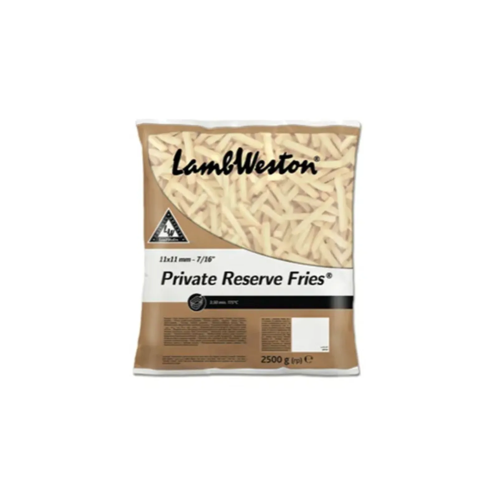 Friet zak LambWest 2,5kg voorkant