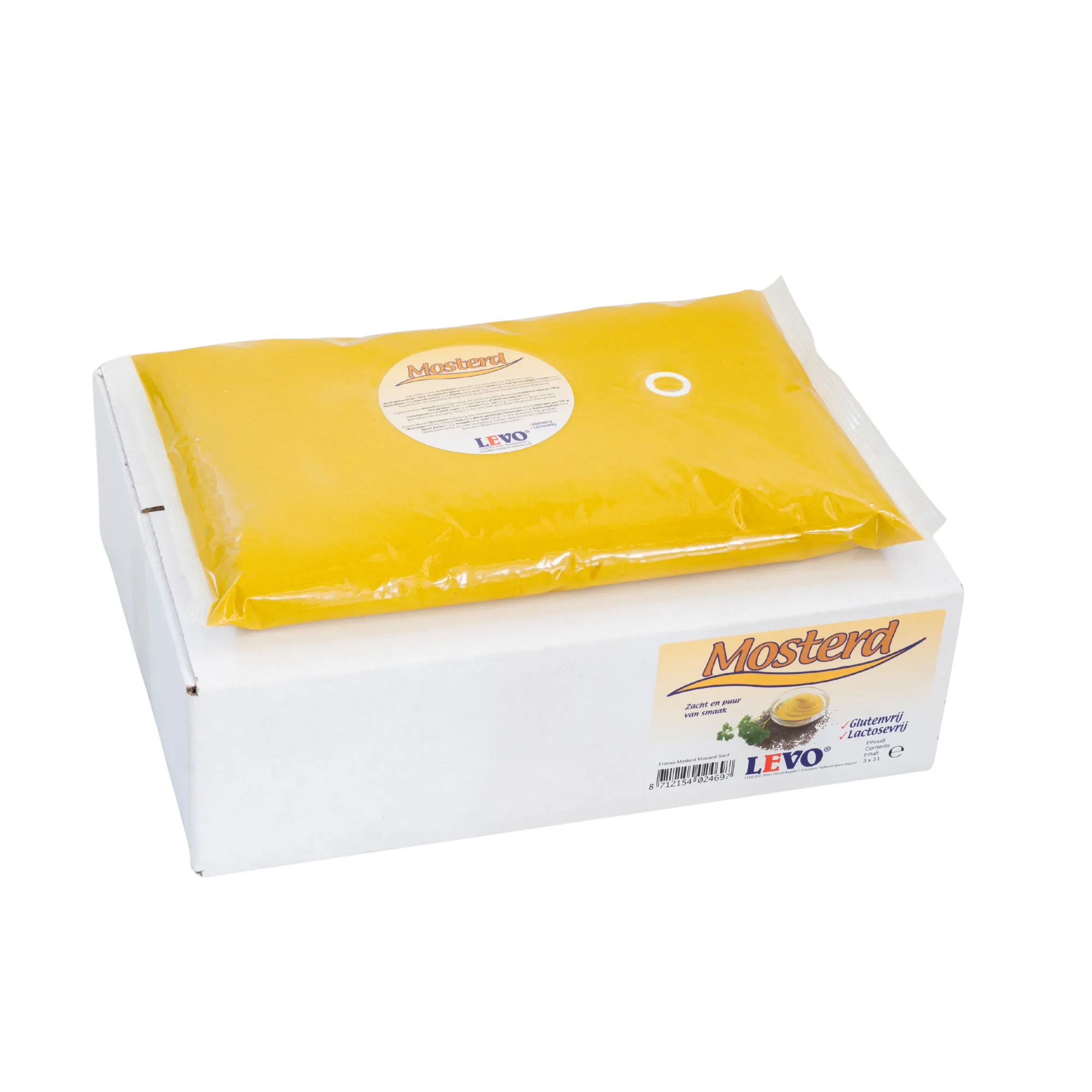 Levo Mosterd Packzak (3x 3 liter)