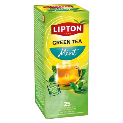 Lipton Feel Good Selection Groene Thee Munt (6×25 stuks)