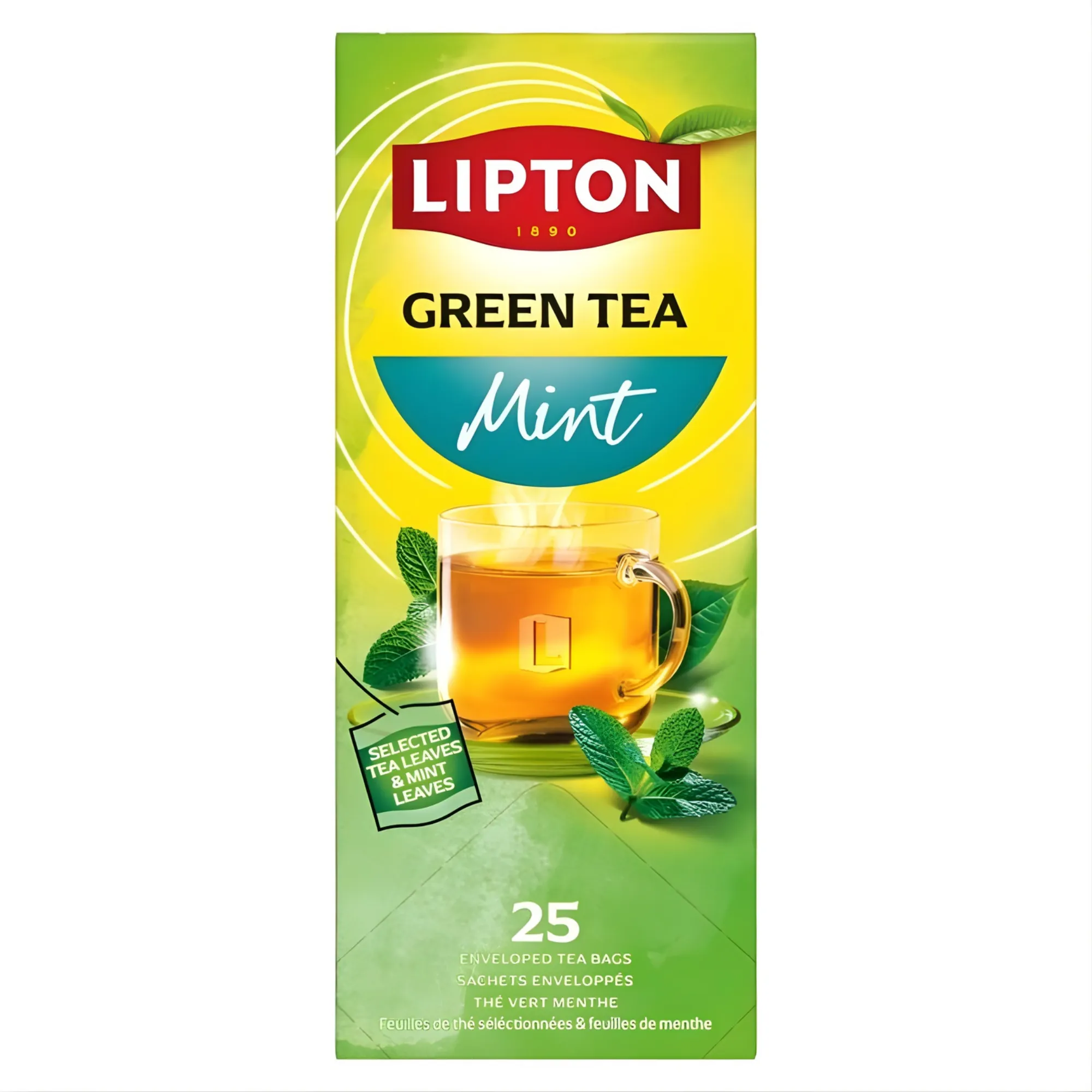Lipton Feel Good Selection Groene Thee Munt (6×25 stuks)