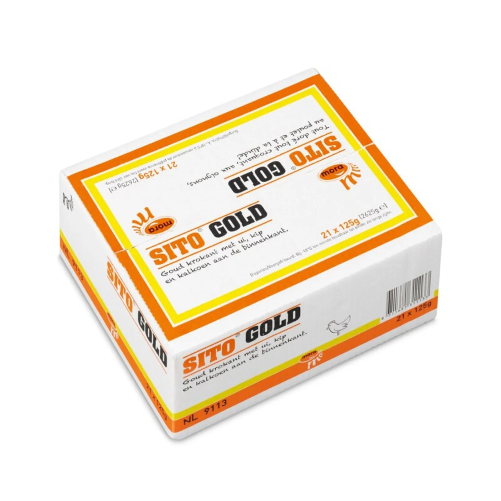 Mora Sito Gold doos bovenaanzicht