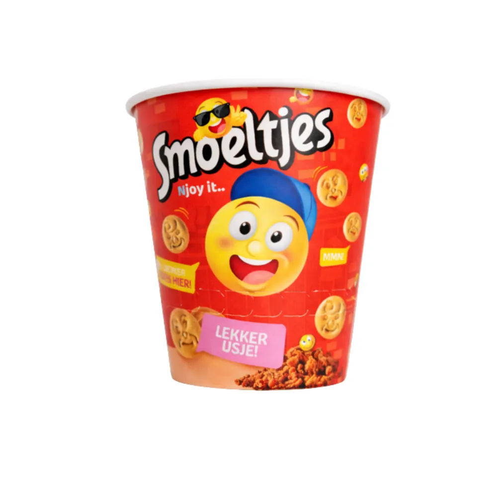 Smoeltjes beker met speeltje voorkant