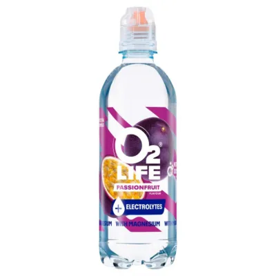 passiefruit fles O2Life staand voorkant