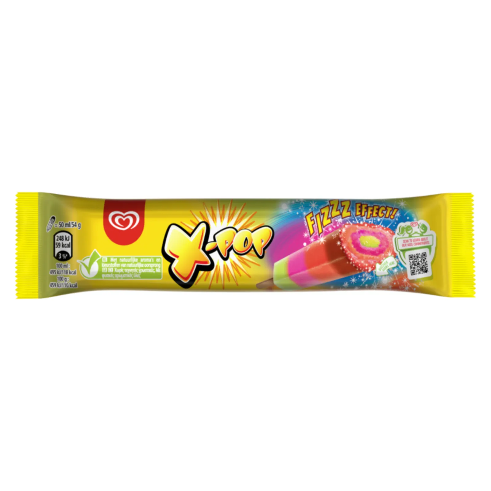 Ola x-pop ijsje zakje voorkant