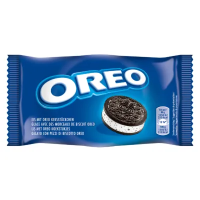 Zakje Oreo ijs sandwich voorkant