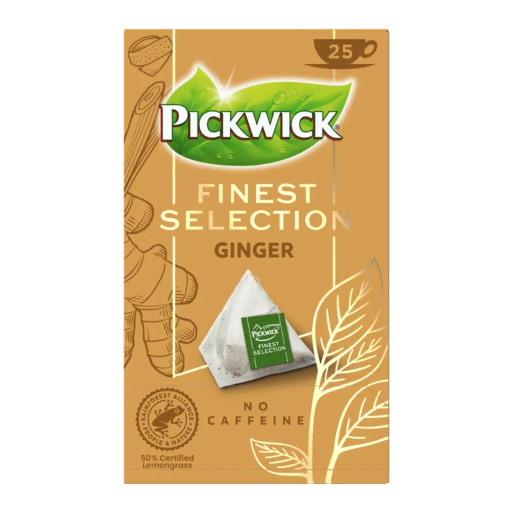 Pickwick Finest Selection ginger thee voorkant