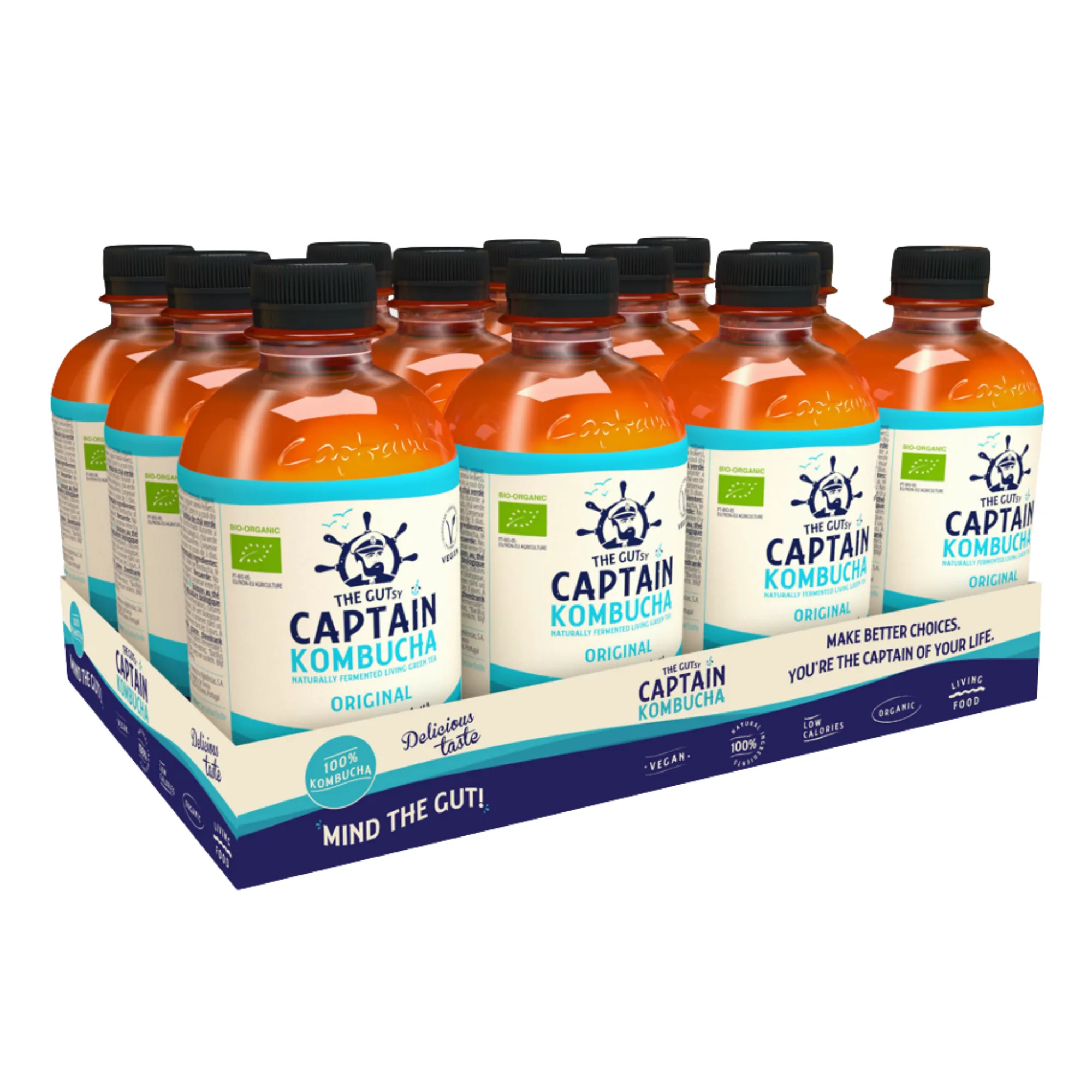 The Gutsy Captain Kombucha Original Bio (12X 400ml)