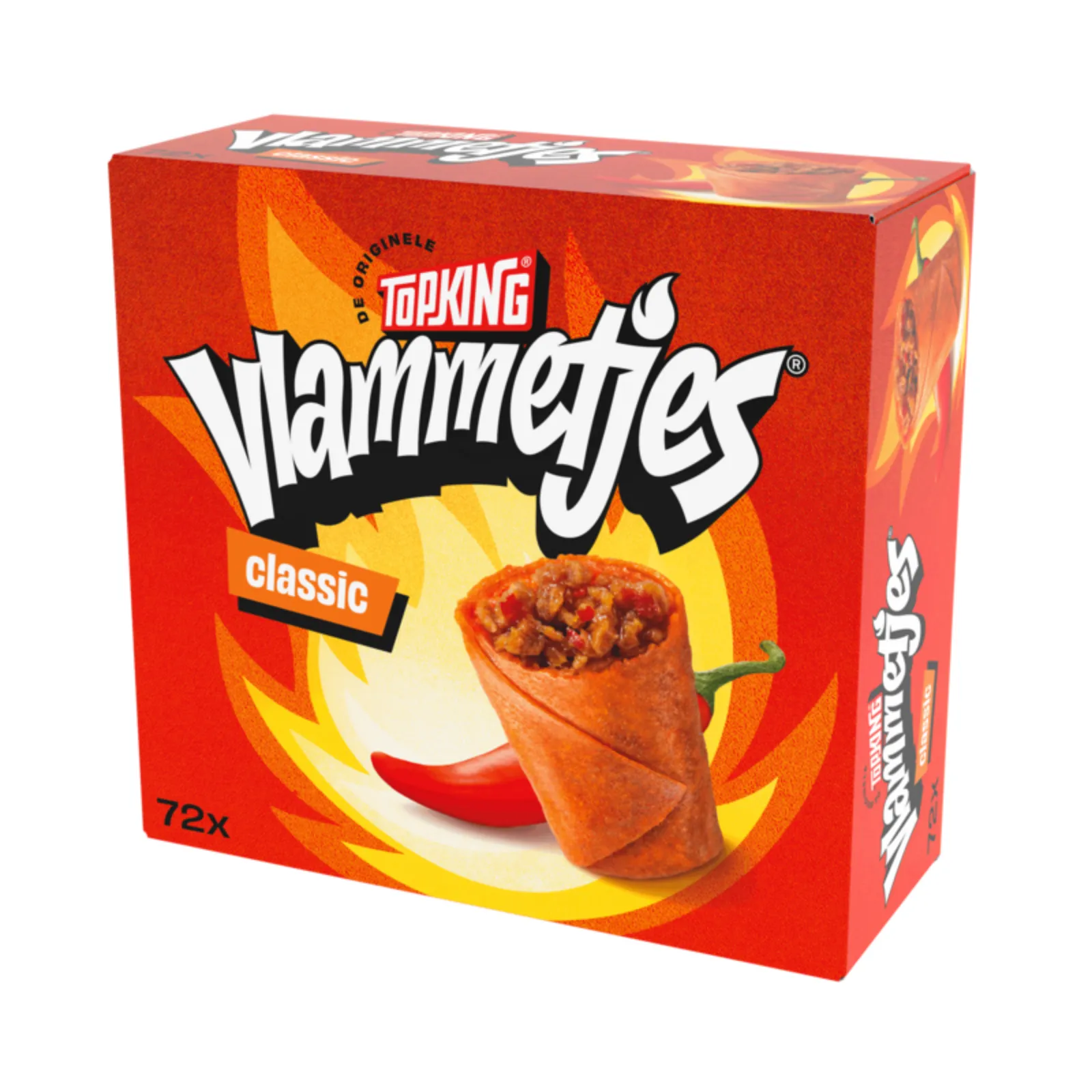 Vlammetjes doos classic loempia's