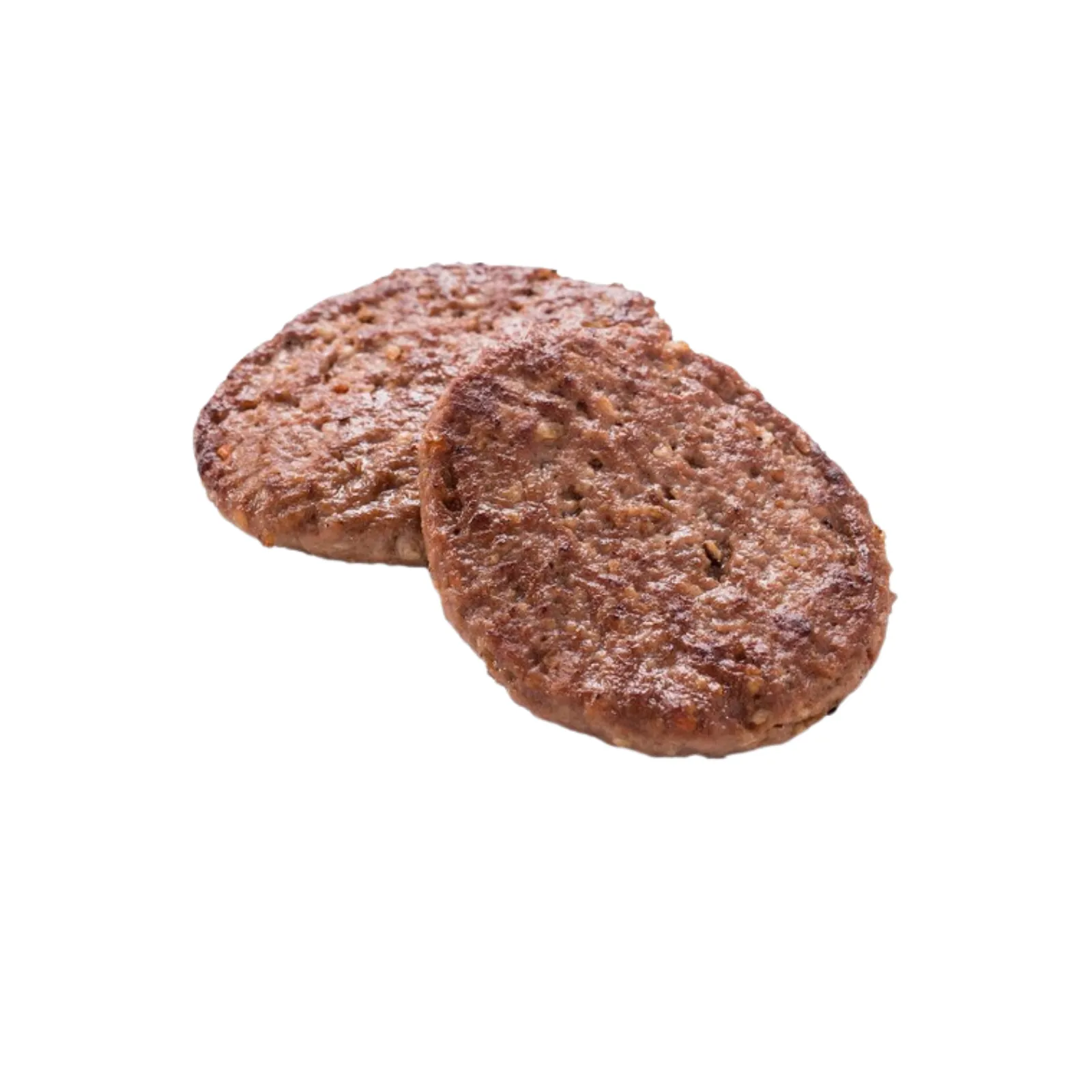 Rundvlees hamburgers liggend