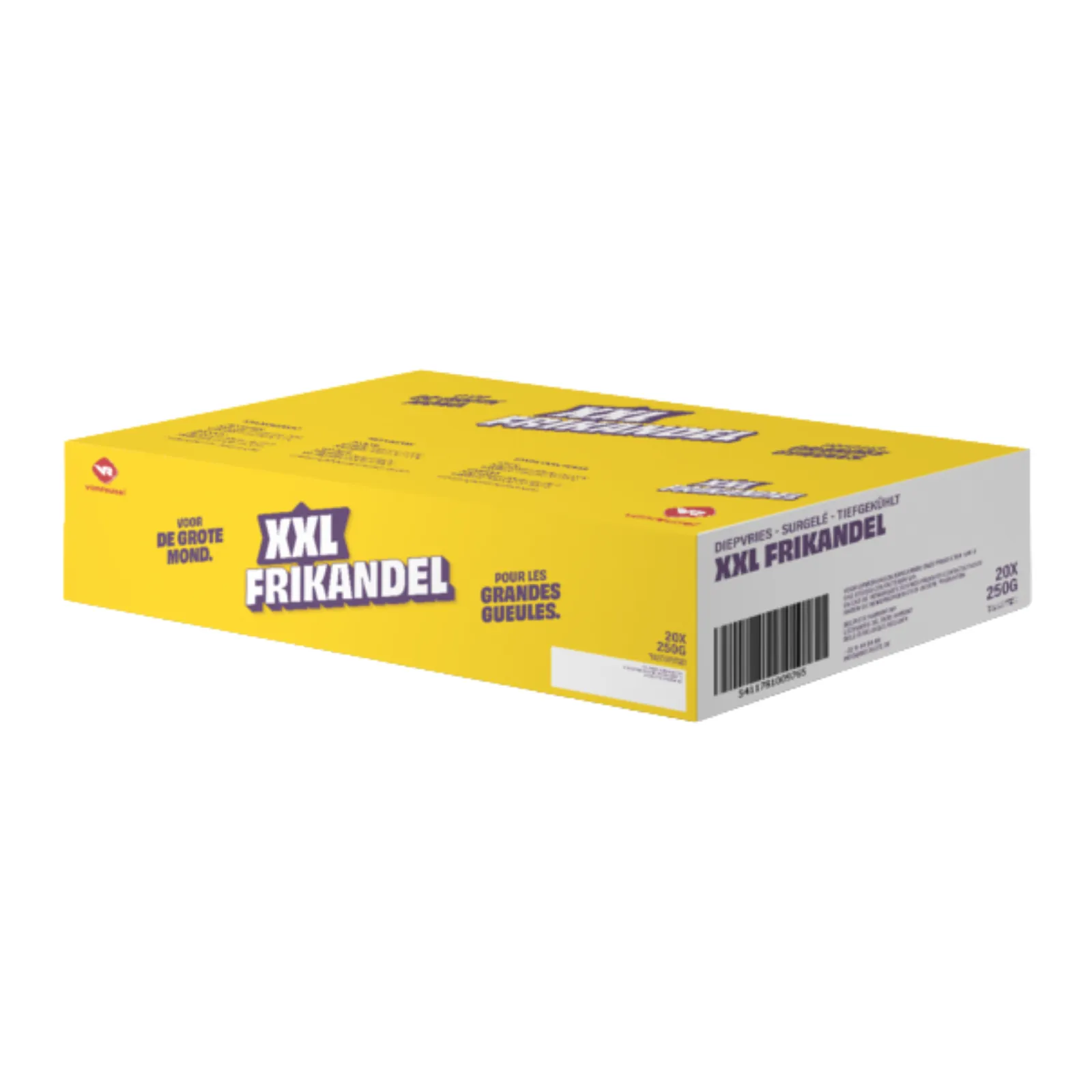 Frikandel XXL doos voorkant