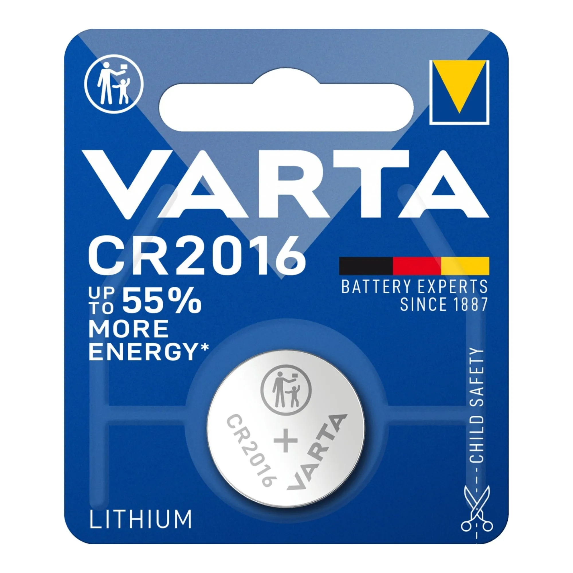 Varta CR2016 Lithium Knoopcel Batterij (10 stuks)