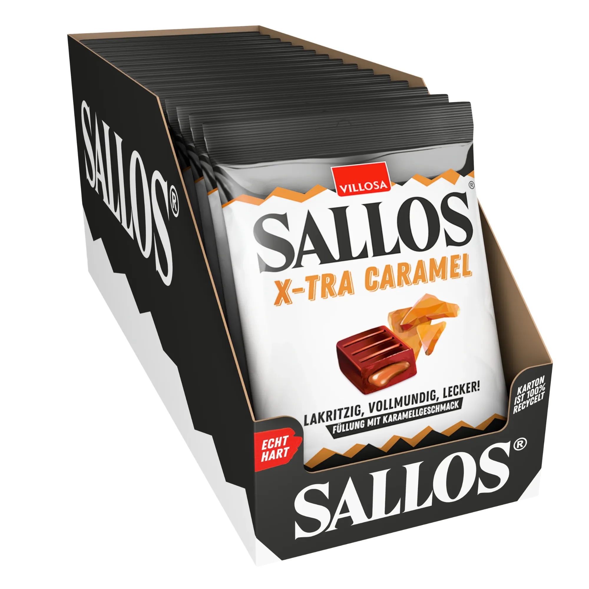 Villosa Sallos X-Tra Caramel omdoos