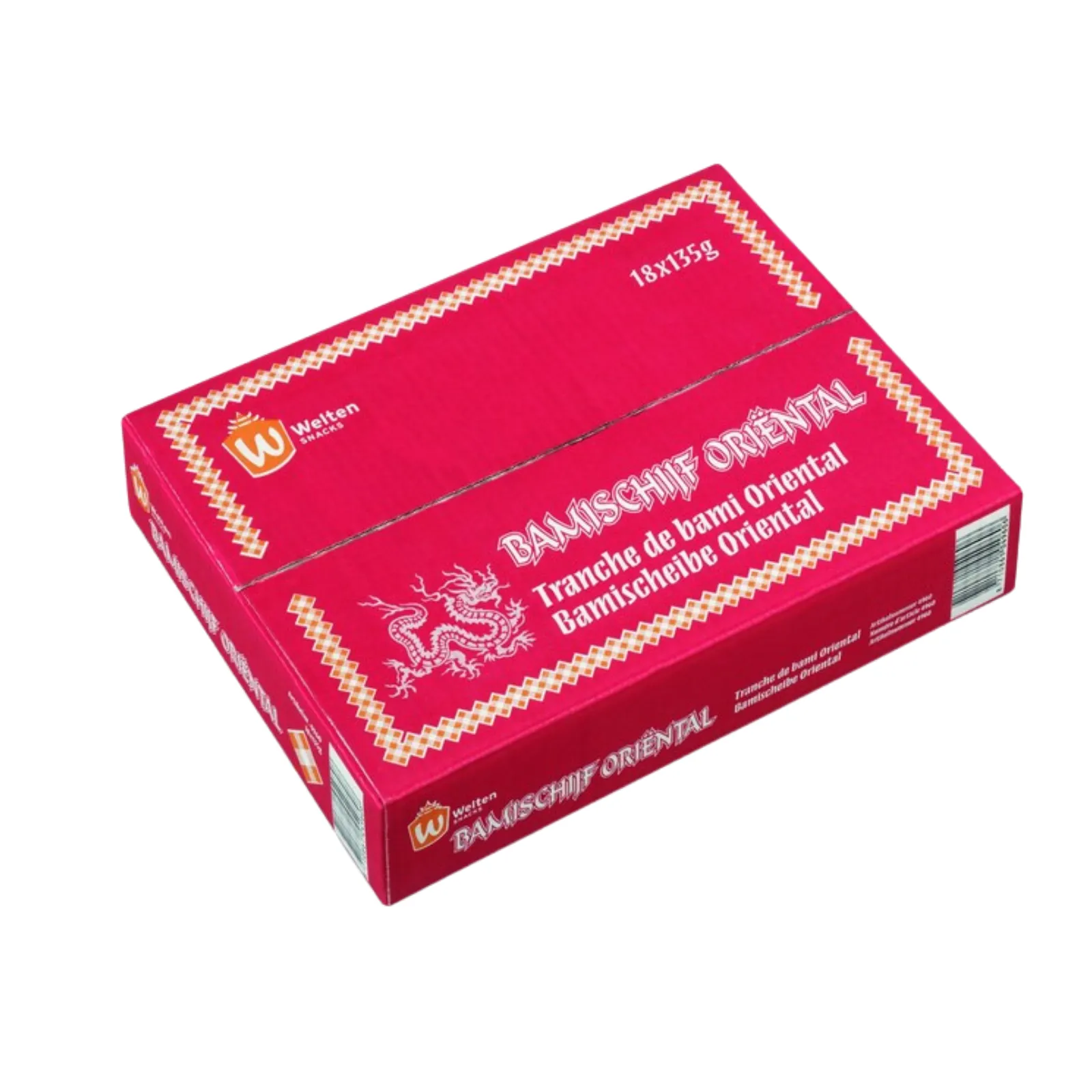 Welten bamischijf oriental doos bovenkant