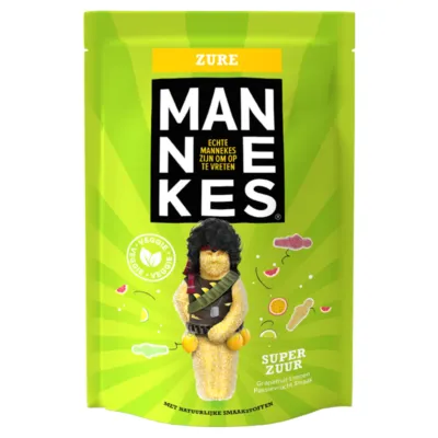Zure Mannekes Zakje (25x 100 gr)
