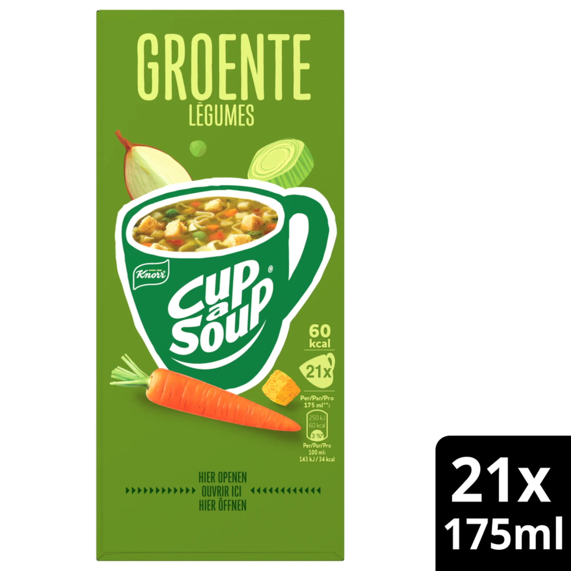 Knorr Cup-a-Soup Groente (21×175 ml)