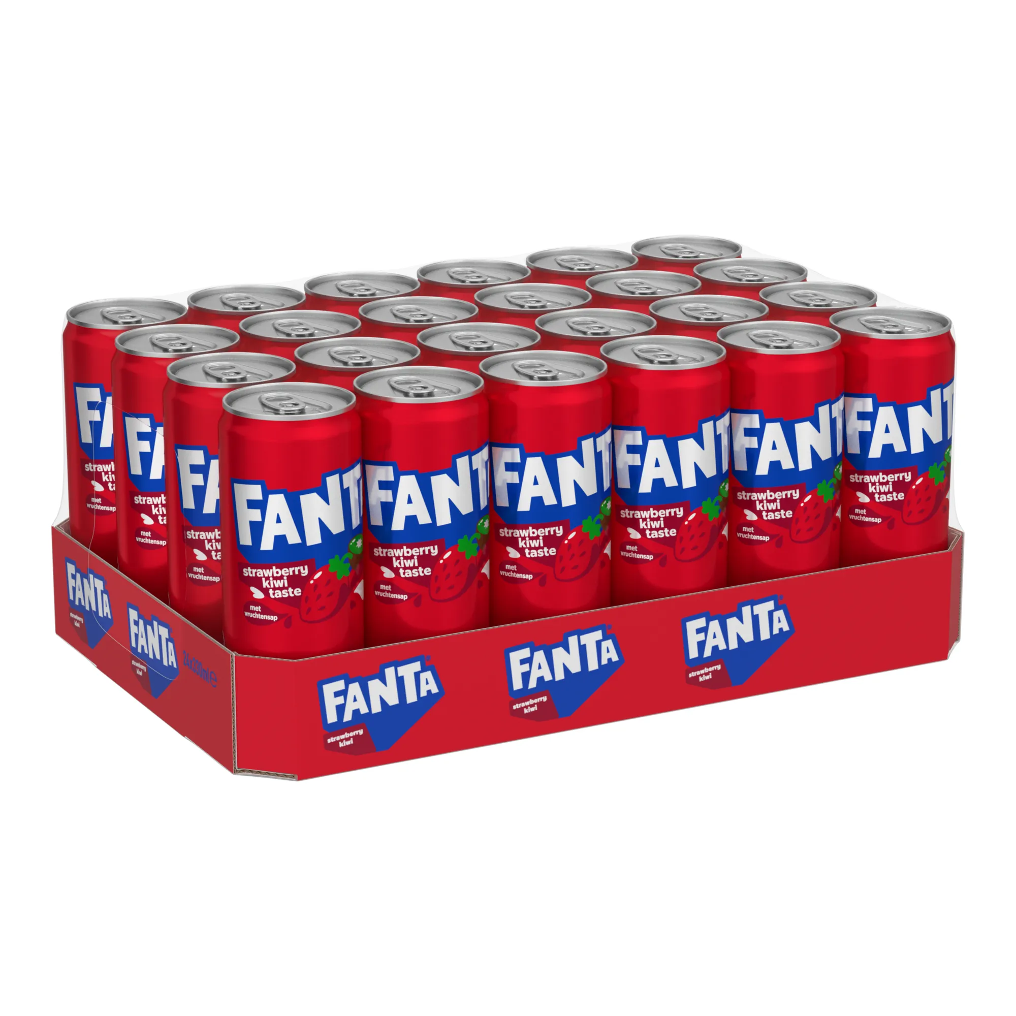 Fanta Strawberry Kiwi Sleek Blik (24x 33 cl)