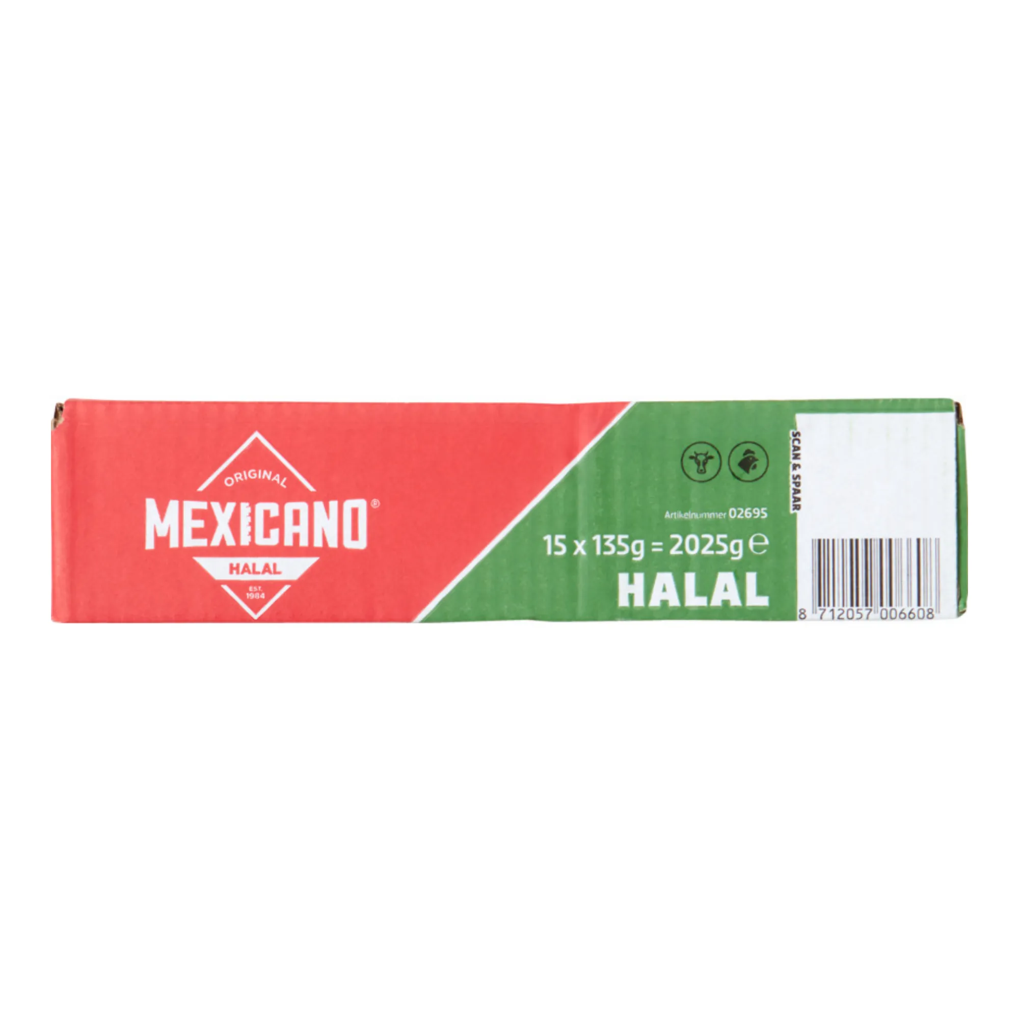 De Vries Mexicano Rund/Kip Halal (15x 135 gram) - Afbeelding 2