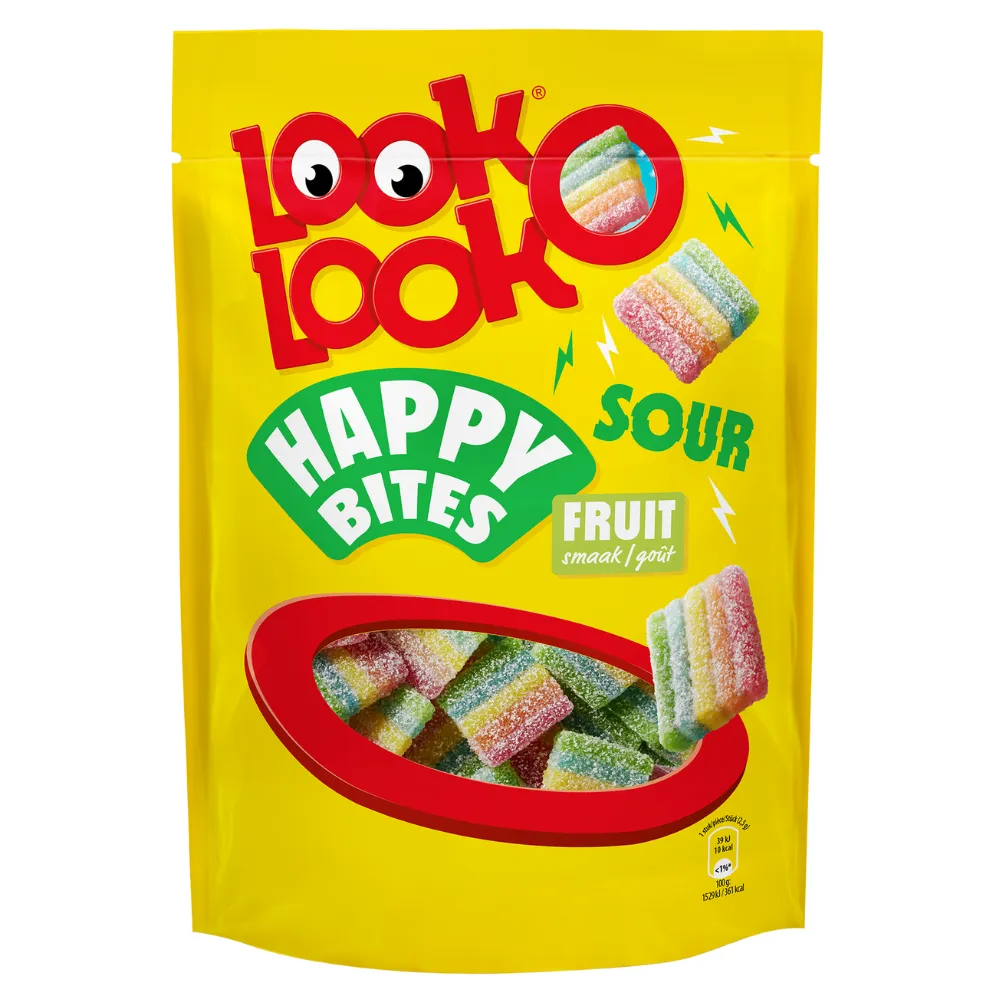 LOL Happy bites zakje zuur voorkant
