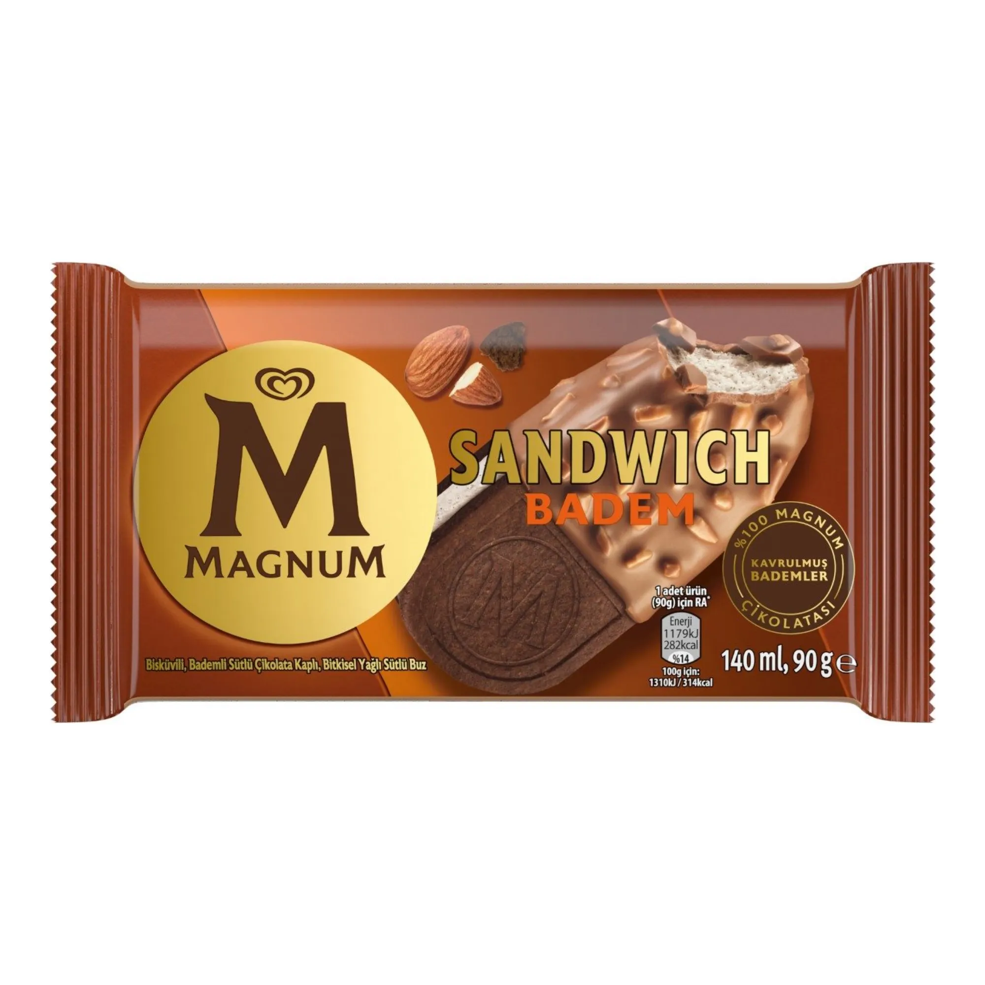 OLA Paddle Ice Magnum Sandwich Almond (20x 140ml) - Image 2