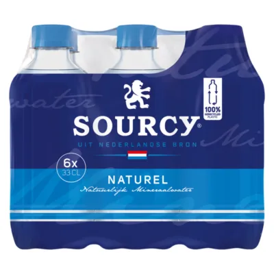 Sourcy Blauw Mineraalwater Naturel (6x33cl)