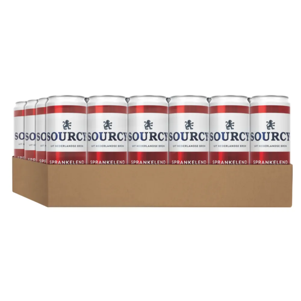 Sourcy Rood Sleek Blik tray zijkanr