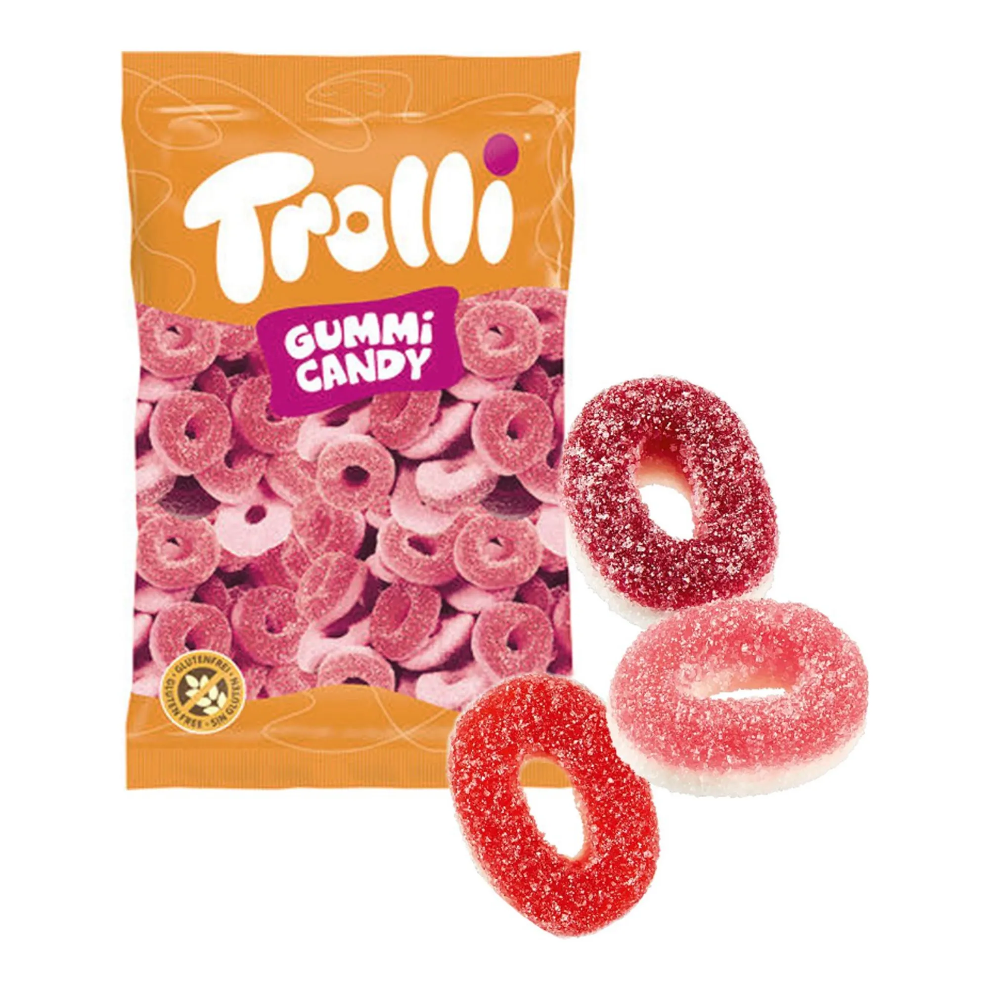 Trolli Red Fruit Rings (1 kg)