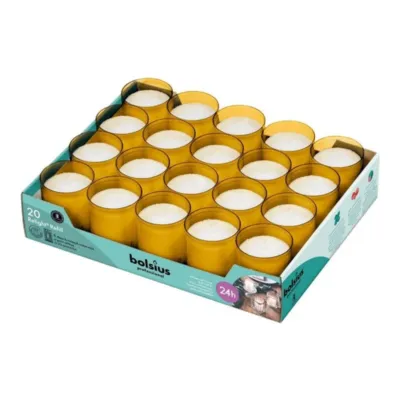 Bolsius Professional Relight Navulling Amber Ø52x64 mm 24 uur (20 stuks)