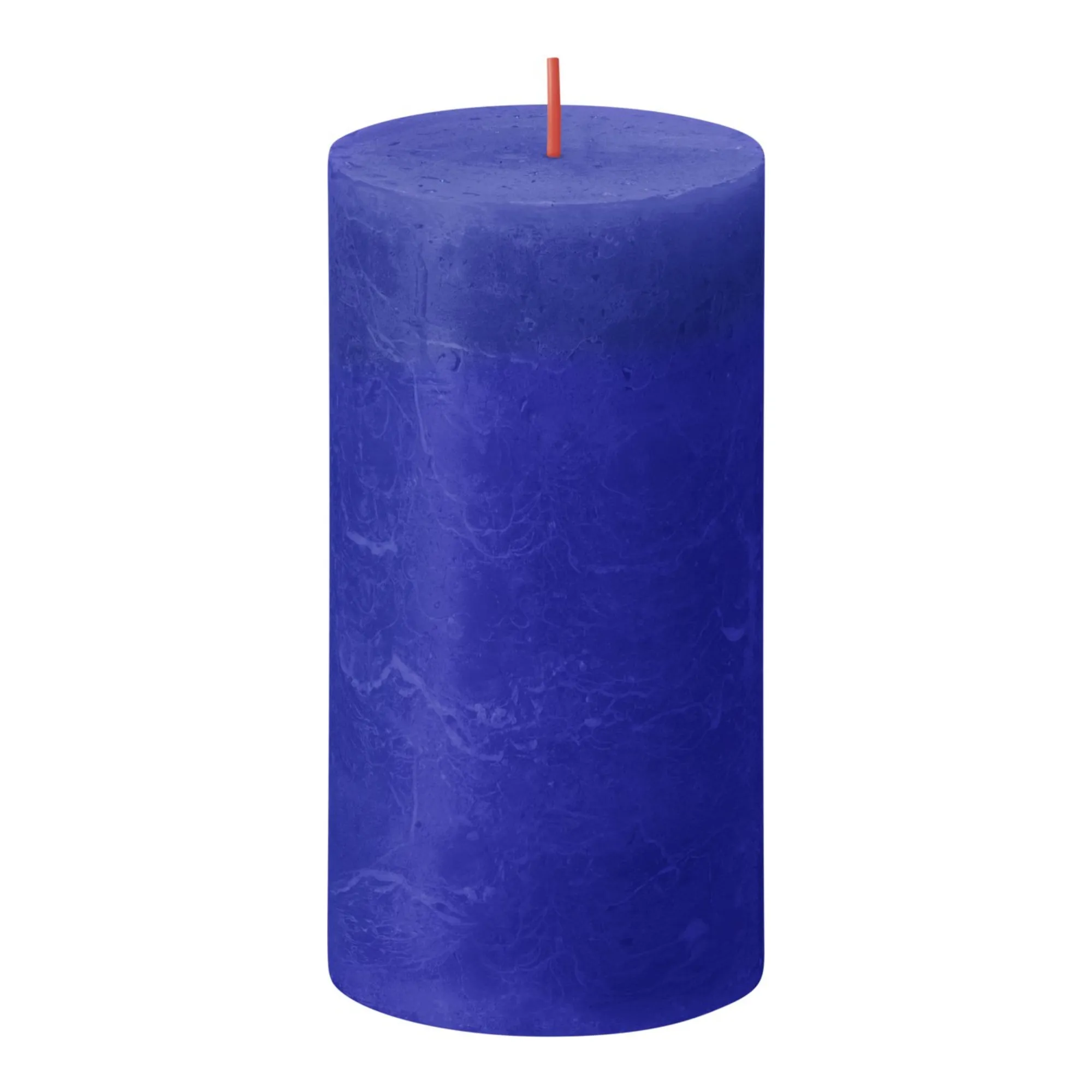 Bolsius Rustiek Stompkaars Majorelle Blue Ø68×130 mm 60 uur (4 stuks)