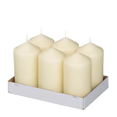 Bolsius Stompkaars Ivoor Ø68×128 mm 45 uur (6 stuks)