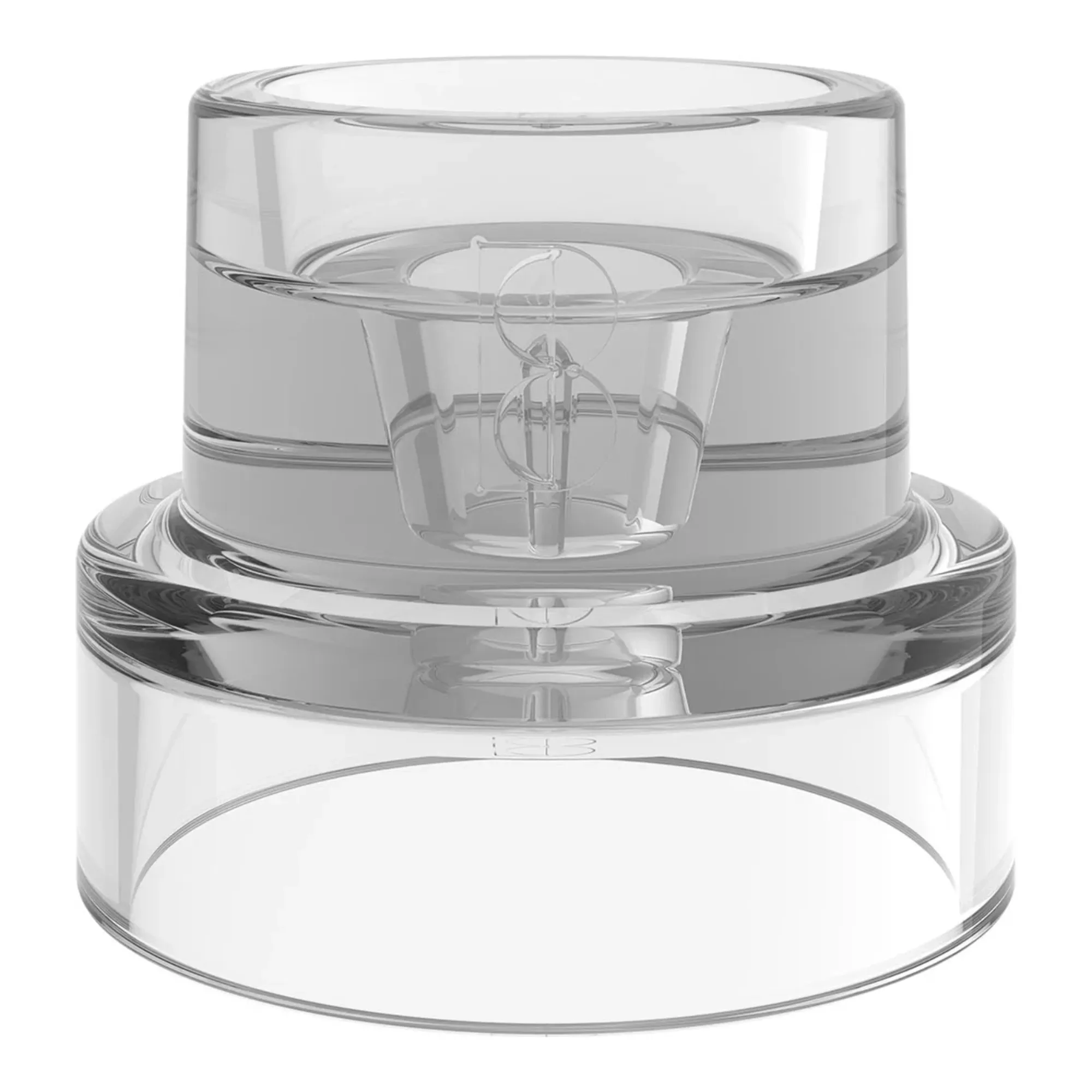 Bolsius 4 in 1 Glazen Kaarsenhouder Rond Ø58x40 mm (3 stuks)