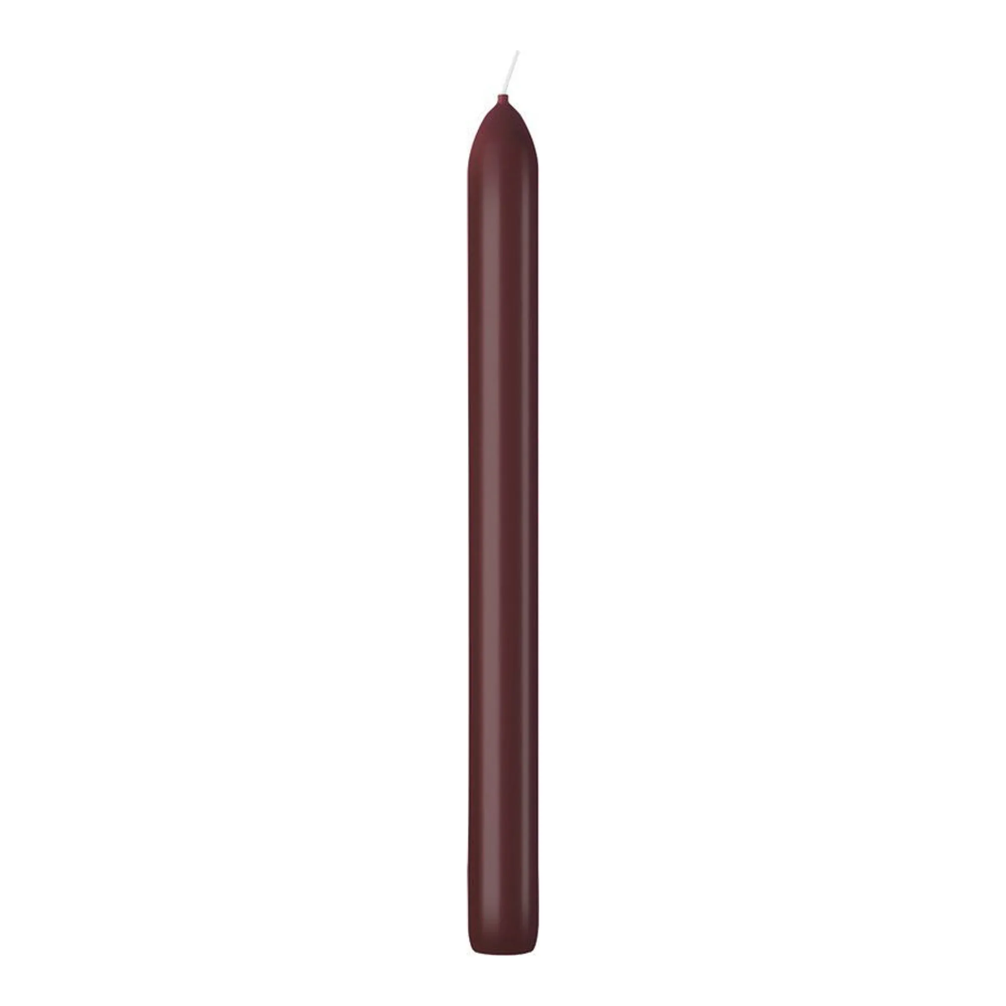 Bolsius Dinerkaars Rustiek Ø270/23 Fluweel Rood (8x 8 stuks)