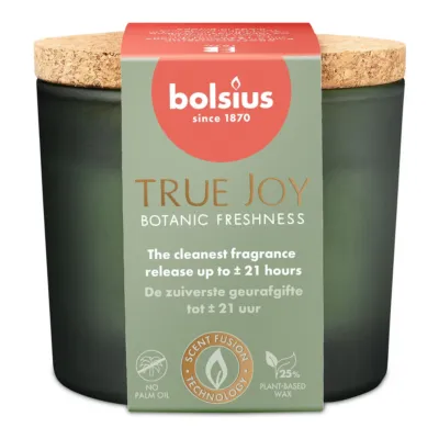 Bolsius Geurglas met Deksel True Joy Botanic Fresh Ø83x66mm 21 uur (6x)