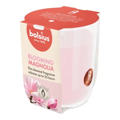 Bolsius Geurglas True Scents Magnolia Ø73x80 mm 25 uur (6 stuks)