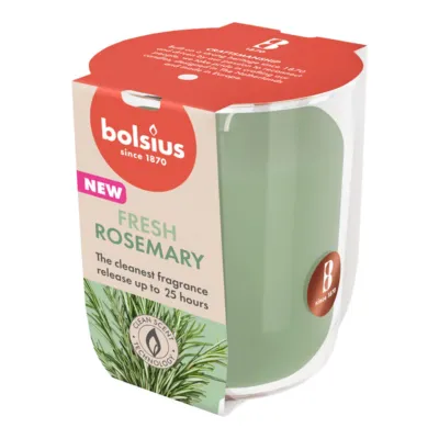 Bolsius Geurglas True Scents Rosemary Ø73x80 mm 25 uur (6 stuks)