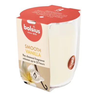 Bolsius Geurglas True Scents Vanilla Ø73x80 mm 25 uur (6 stuks)