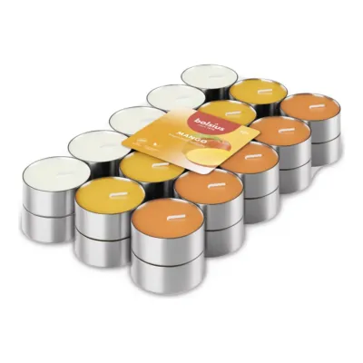 Bolsius Geurtheelichten Mango Ø38x16 mm 3,5 uur (8x 30 stuks)