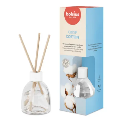 Bolsius Geurverspreiders 60 ml True Scents Fresh Cotton (6 stuks)