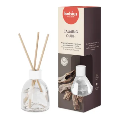 Bolsius Geurverspreiders 60 ml True Scents Oud Wood (6 stuks)