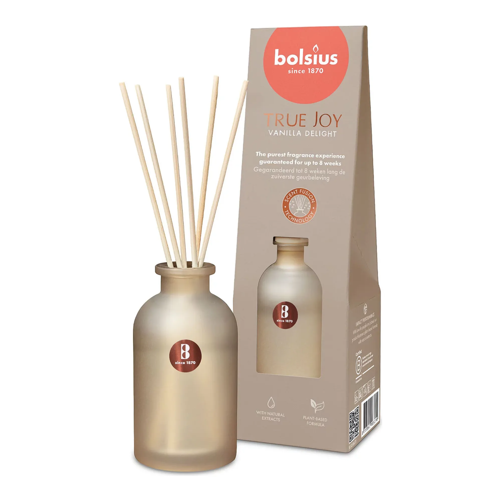 Bolsius Geurverspreiders 80 ml True Joy Vanilla Delight (6 stuks)